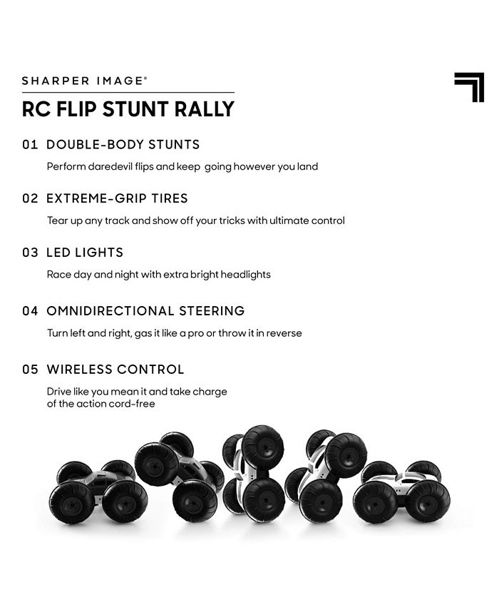 sharper image flip stunt rally troubleshooting