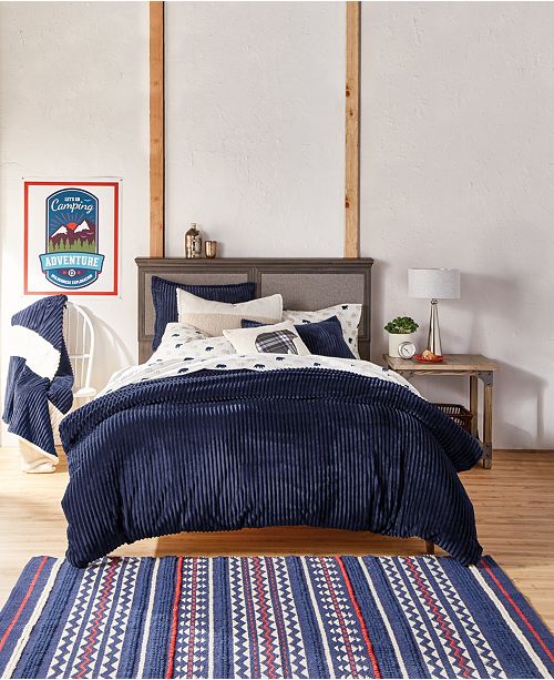 G H Bass Co Cozy Corduroy Full Queen Comforter Set Reviews Comforters Fashion Bed Bath Macy S