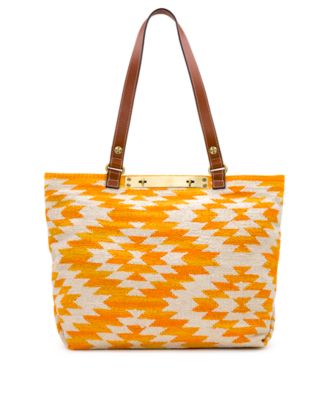 dempsey carryall in colorblock signature canvas