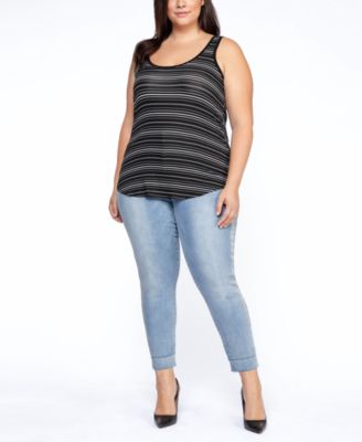 macys plus size tank tops