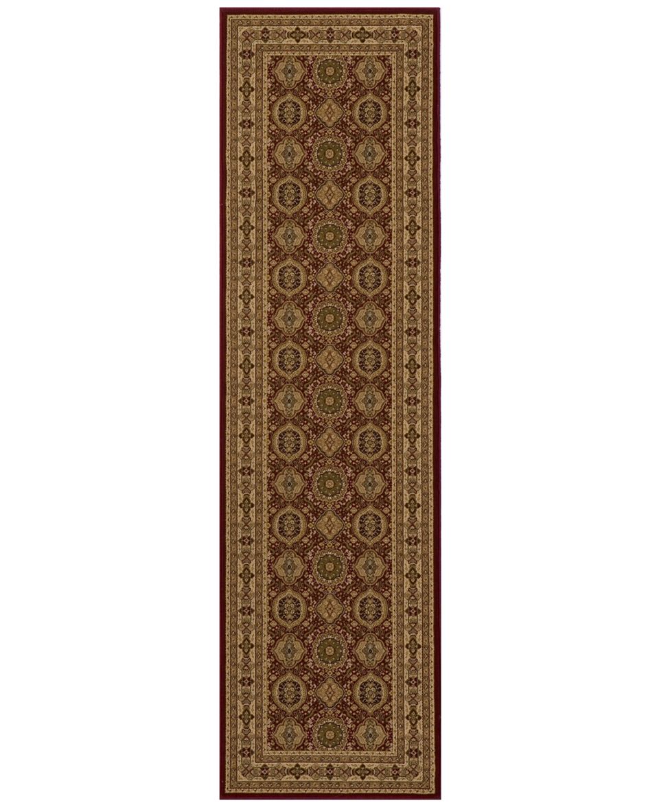 Momeni Runner Rug, Bitah BH01 Panel Red 23 x 710