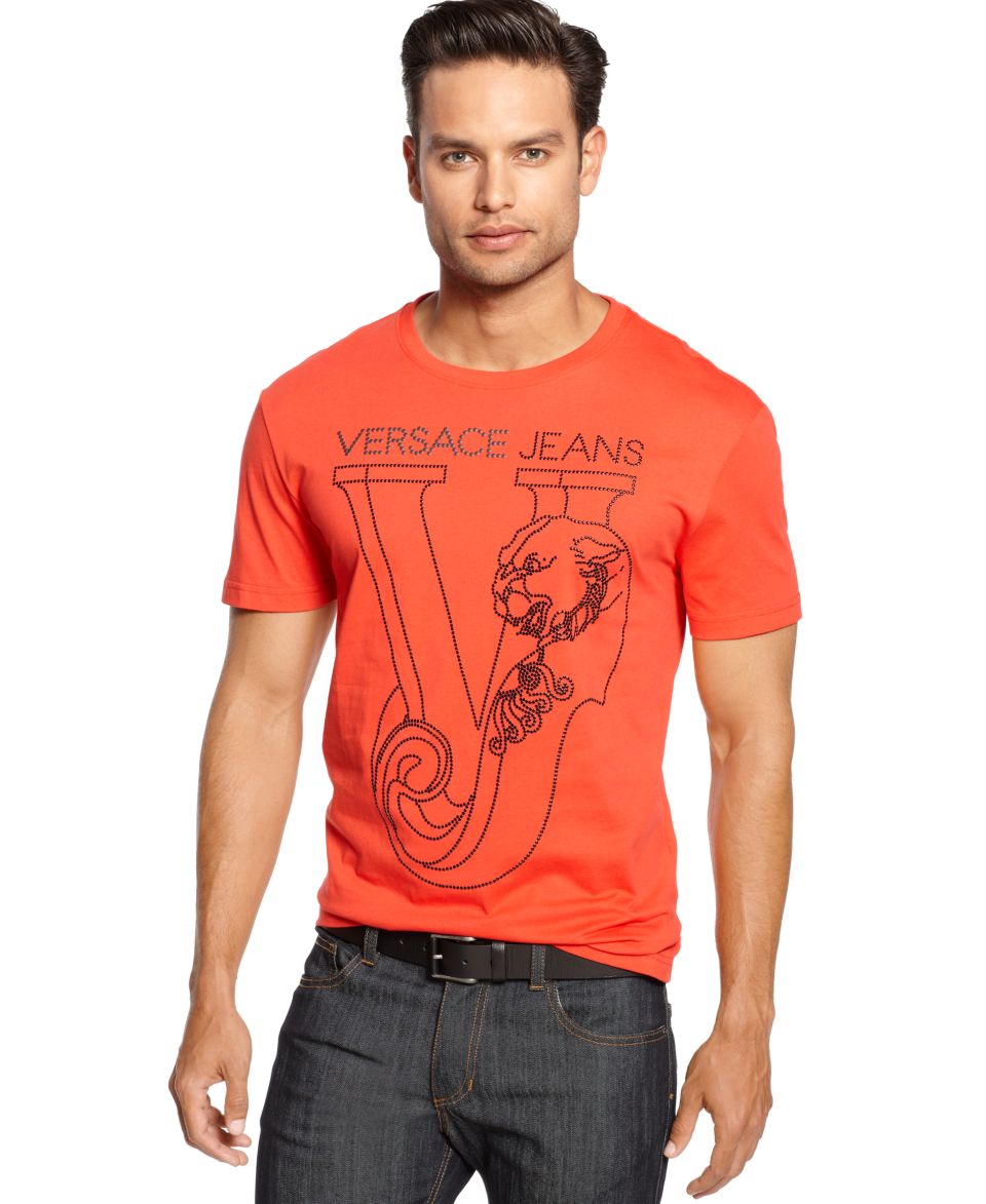 Versace Jeans Shirt, Graphic T Shirt   T Shirts   Men