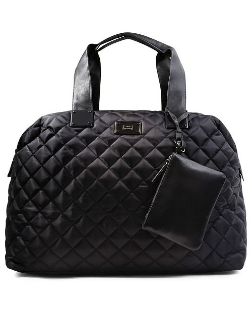 Steve Madden Quilted Weekender Bag Reviews Handbags Accessories Macy S