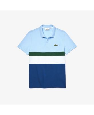 lacoste men's striped polo shirt