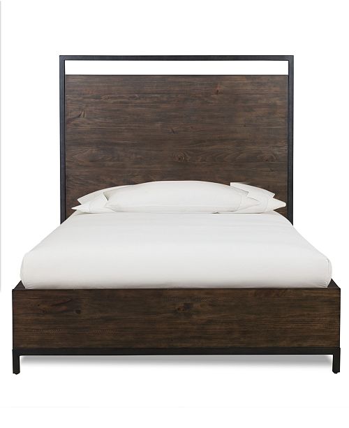 Furniture Gatlin 3 Pc Brown Bedroom Set Twin Storage Bed Nightstand Chest Created For Macy S Reviews Furniture Macy S