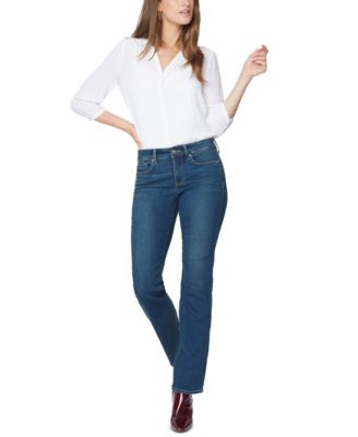 nydj relaxed straight jeans