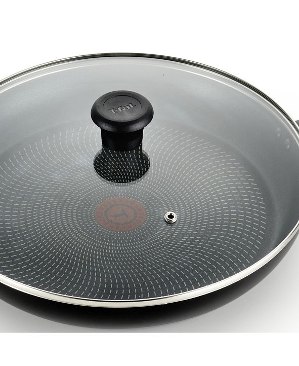 TFal Culinaire Nonstick 13.25" Family Fry Pan with lid & Reviews
