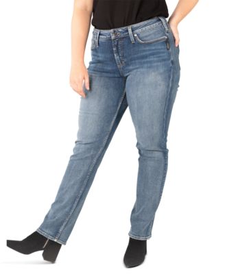 silver avery straight jeans