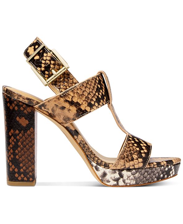 michael kors becker t strap