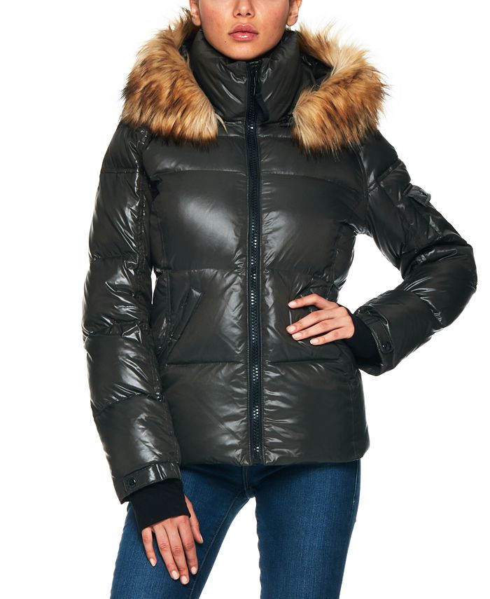 s13 red puffer jacket