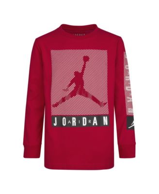 Jordan Big Boys Logo Long Sleeve T 