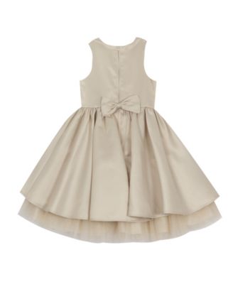 satin dress for baby girl