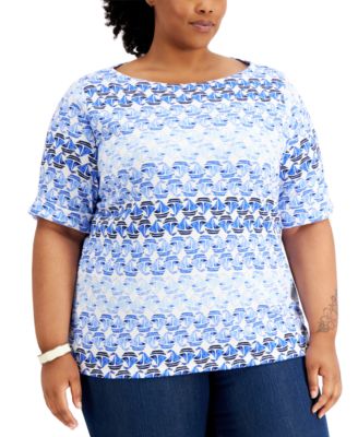 macys plus size karen scott tops