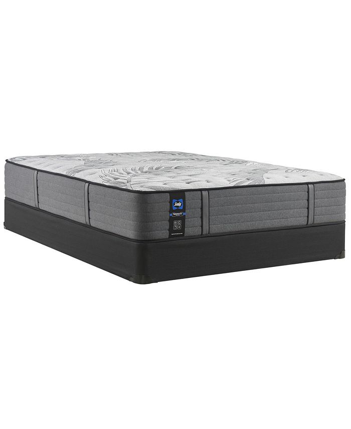 Sealy Premium Posturepedic Satisfied II 13" Cushion Firm Mattress Set Queen & Reviews