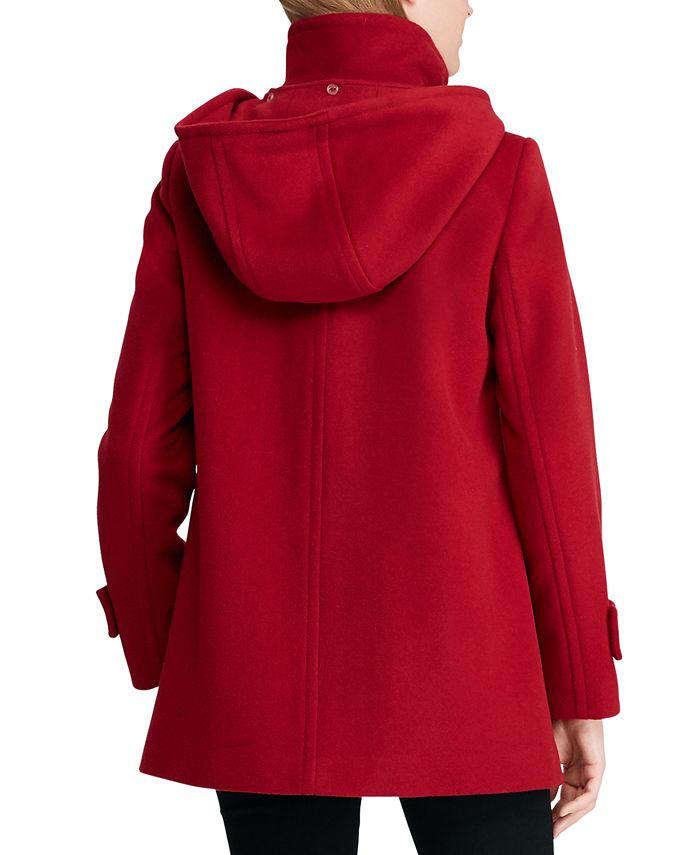 Lauren Ralph Lauren Wool Blend Hooded Coat Created For Macys And Reviews Coats Women Macys