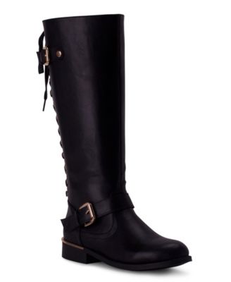 lace up back riding boots