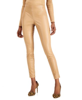 gucci leather leggings