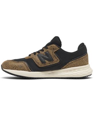 women's fresh foam x70 leopard casual sneakers from finish line