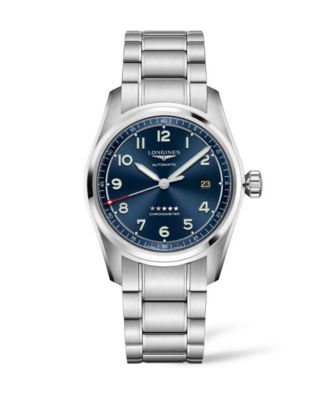 Мужские часы-браслет Longines с автоматическим хронометром Spirit из нержавеющей стали, 40 мм