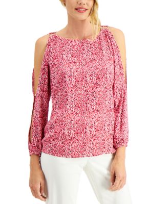 cold shoulder tops at macy's