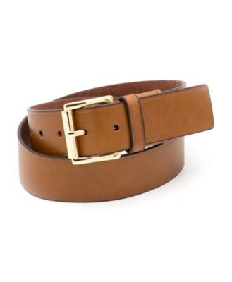 michael kors brown leather belt