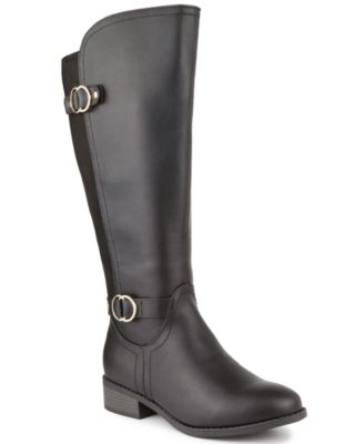 macy's wide calf leather boots