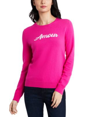 macy's pink sweater