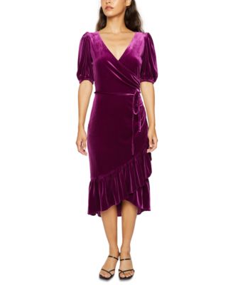 macy's velvet dresses