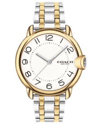 macys coach women's watches