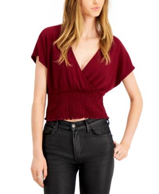 macy's surplice top