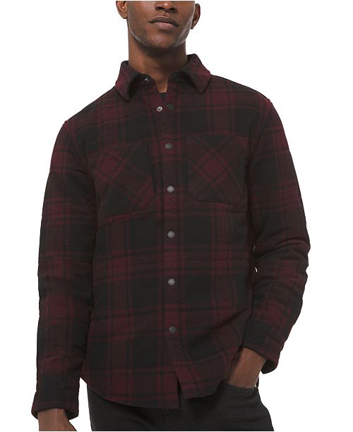 Michael Kors Men S Buffalo Plaid Shirt Reviews Coats Jackets Men Macy S