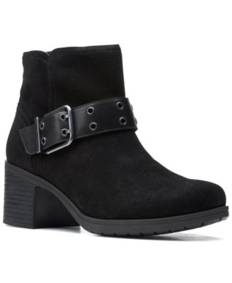 macy's clarks ankle boots