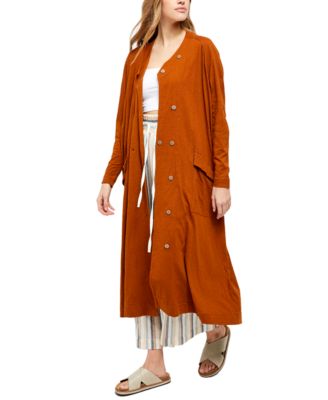 free people duster sweater