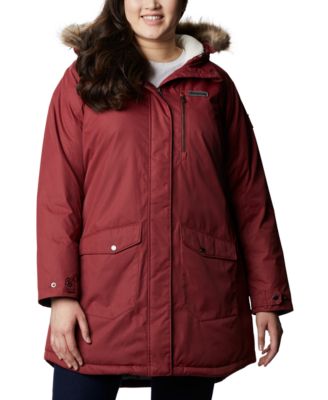 macys plus size columbia jackets