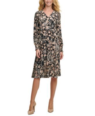 macy's tommy hilfiger floral dress