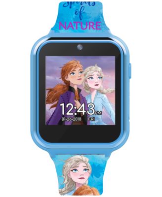 Умные часы Accutime Kid's Frozen 2 с синим силиконовым ремешком и сенсорным экраном 46x41 мм