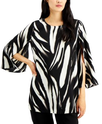 macys alfani tunic tops