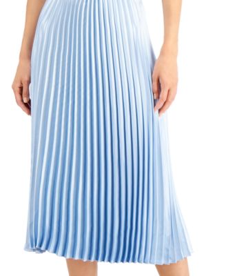 Alfani Women's Asymmetric Midi Skirt - Black Size 16, Printed Polyester Pleated Casual Skirt