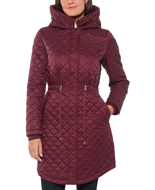 kate spade new york Hooded Quilted Anorak Coat & Reviews - Coats ...