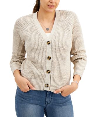 cotton boyfriend cardigan