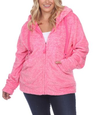 sherpa jacket women's plus size