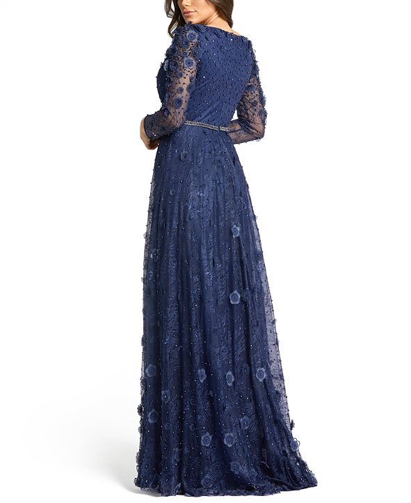 MAC DUGGAL Embellished Gown & Reviews - Dresses - Women - Macy's