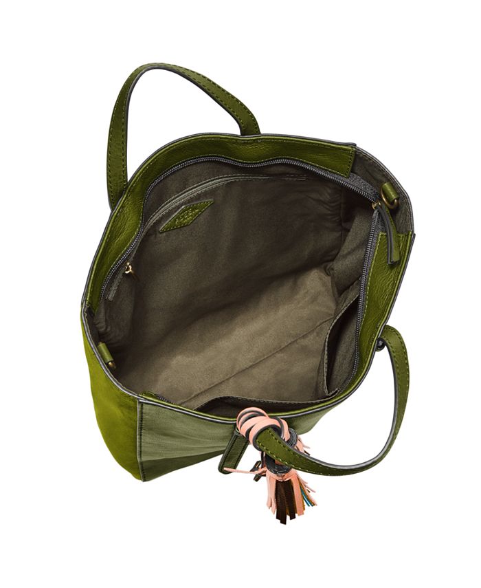 fossil camilla convertible large leather backpack