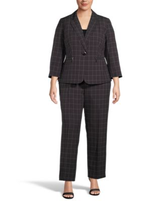 macys plus size suits