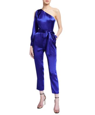 macy's purple jumpsuit