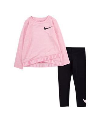 nike crop top and leggings set