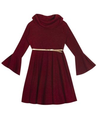 cowl neck skater dress