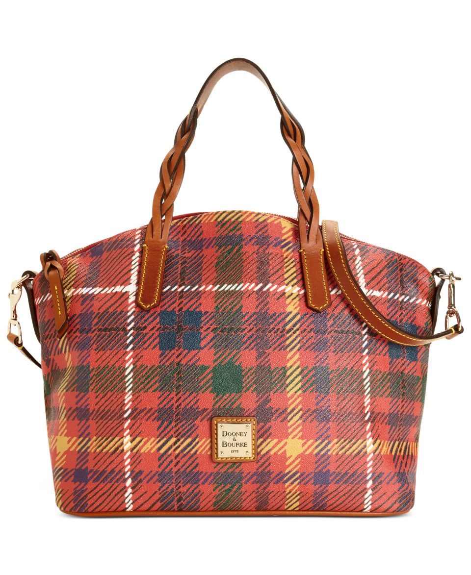 Dooney & Bourke Handbag, Tartan Satchel   Handbags & Accessories