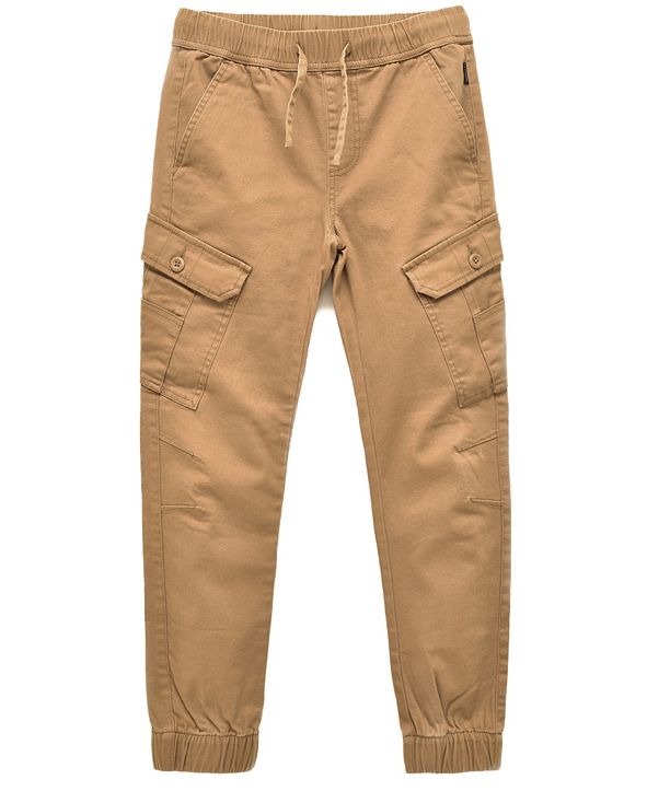 Ring of Fire Big Boys Cayden Slanted Cargo Stretch Jogger Pants ...
