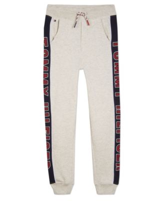 white tommy hilfiger sweatpants